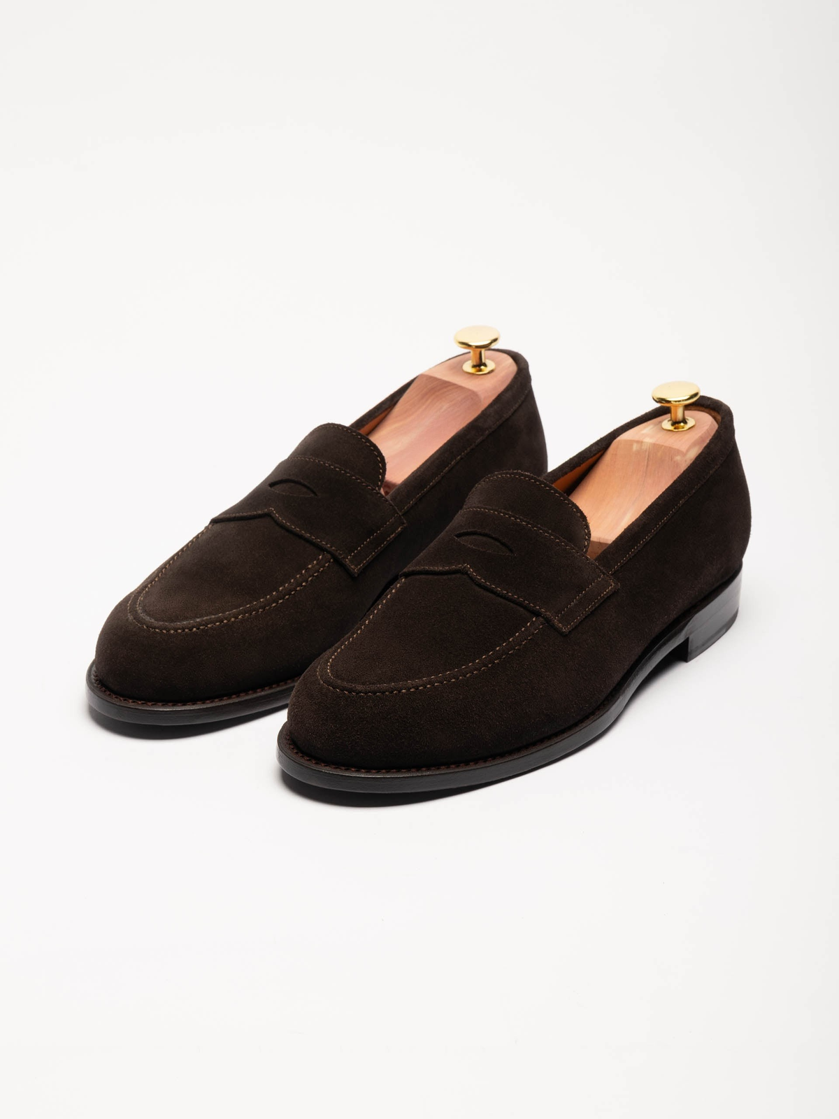 The Penny Loafer - Brown Suede